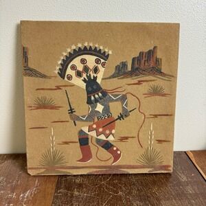 Native American Sand Art Dancing Man‎